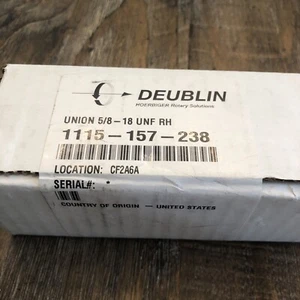 Deublin Union 5/8-18 UNF RH 115-157-238  - Picture 1 of 3