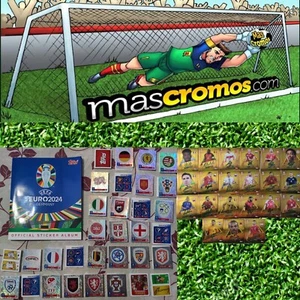 TOPPS UEFA EURO 2024 STICKERS ALBUM COMPLETO 686 + 21 SP AUTO - Imagen 1 de 2