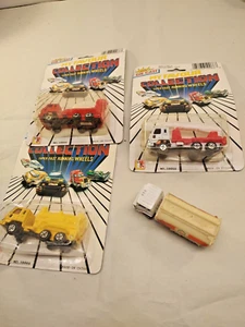 80"s Vintage Lot of 4 Mini Construction Vehicles 1:64 Diecast - Bild 1 von 6