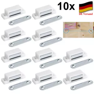 10tlg Set Extrem Stark Schrank Tür Türmagnete Magnetschnäpper Möbelmagnet Magnet - Bild 1 von 9