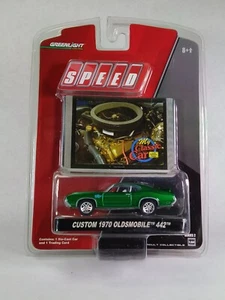 GREENLIGHT SPEED My Classic Car Custom 1970 Oldsmobile 442 GREEN MACHINE CHASE - Picture 1 of 1
