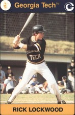 1991 Georgia Tech Collegiate Collection Multi-Sport Card #181 Rick Lockwood