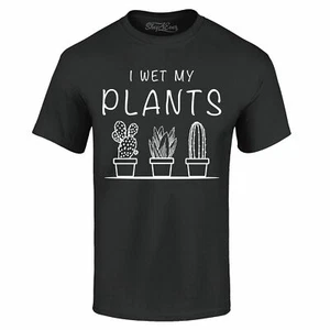 I Wet My Plants T-shirt Funny Plant Lady Plant Lover Gift Shirts - Picture 1 of 16