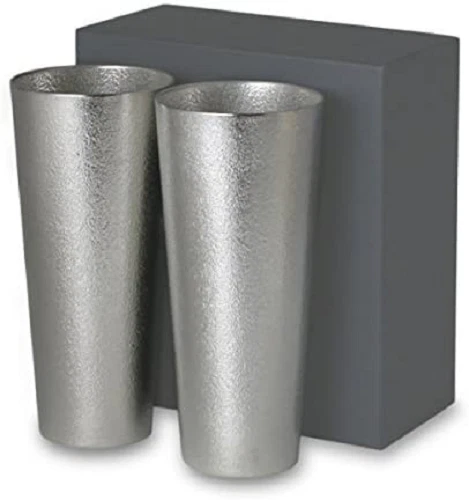 Taza de cerveza Nousaku 100 % lata par grande plateada con caja de regalo nueva envío gratuito Foto 1 de 1