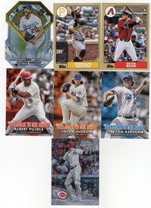 2022 TOPPS INSERT LOT (7) RODOLFO CASTRO ROOKIE BEER PUJOLS DEGROM KERSHAW