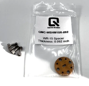 WR-15 Millimeter Waveguide Spacer Thickness 0.092 Inch Gold Plated - Picture 1 of 1