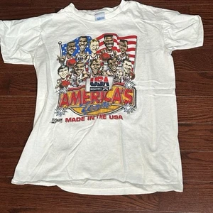 Vintage 1991 Tshirt Kids Sz 14-16 USA Basketball America's Dream Team Salem USA - Picture 1 of 6