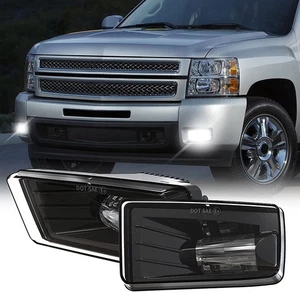 Fit For Chevy Silverado 1500 2500 3500/Avalanche/Suburban 07-14 LED Fog Lights - Picture 1 of 12