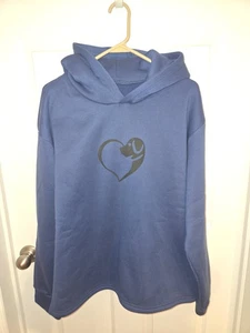 Dog Rescue Hoodie XXL  Blue New - Picture 1 of 6