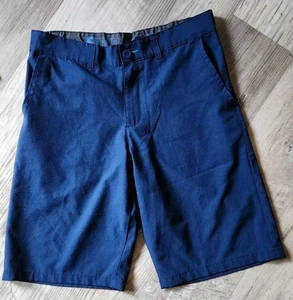 Reel Legends Dri Fit Boys Size 20 30 Waist Men’s Small Blue Khaki Shorts - Picture 1 of 4