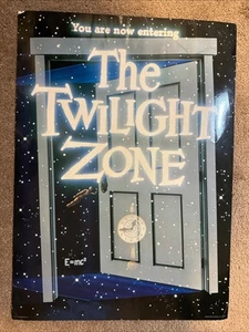 RARE Vintage THE TWILIGHT ZONE “You Are Now Entering” 28x20 Poster Sci-Fi Horror - Picture 1 of 10