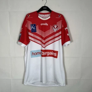 O’Neills Shirt Men’s Red White UK Size XL St Helens 2022 Home Jersey - Picture 1 of 7