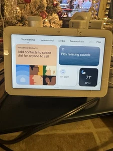 google nest hub 2. gen für Ersatzteile OHNE NETZKABEL UND GESPRUNGENER BILDSCHIRM - Bild 1 von 3