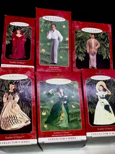 Hallmark Keepsake Gone With The Wind Lot Of 6 , Scarlett O'Hare Rhett Butler - Picture 1 of 23