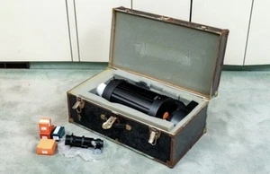 Vintage Celestron Super C8 Telescope On Stand + Star Diagonal + Trunk 1980s - Picture 1 of 12