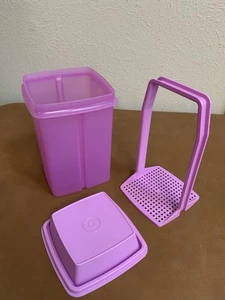 Tupperware Grande Pick-A-Deli Encurtido Guardián Contenedor Lavanda PÚRPURA 1560-4 - Imagen 1 de 2