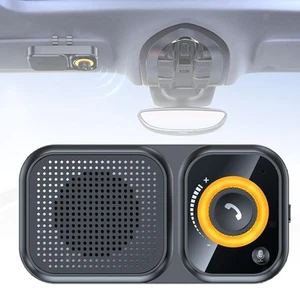 Haut-parleur voiture avec clip visière réduction bruit accessoires voiture MP3 - Photo 1 sur 6