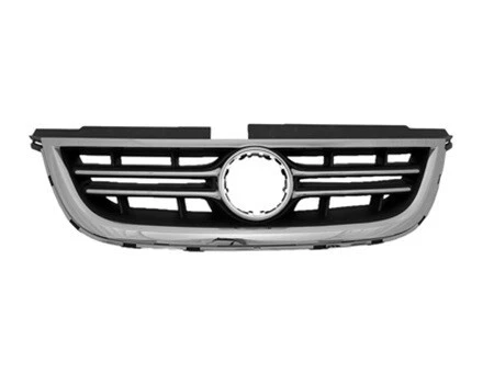 Parrilla delantera negra/cromo con cromo central para Volkswagen Routan 2009 2012 Foto 1 de 1