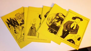 Lot of 8 Vintage Theatre Postcards New Yorker NYPL Lahr Martin Ritchard Etc - Picture 1 of 4