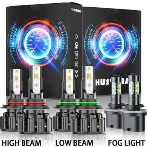 For Chevy Silverado 1999-2002 Tahoe 2001-2006 LED Headlights Fog Lights Set - Picture 1 of 12