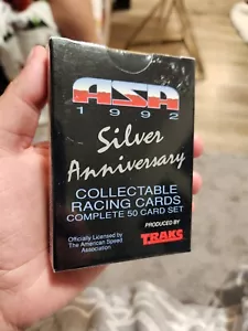 TRAKS ASA Silver Anniversary 1992 Collectable Racing 50 card set SEALED - Picture 1 of 2