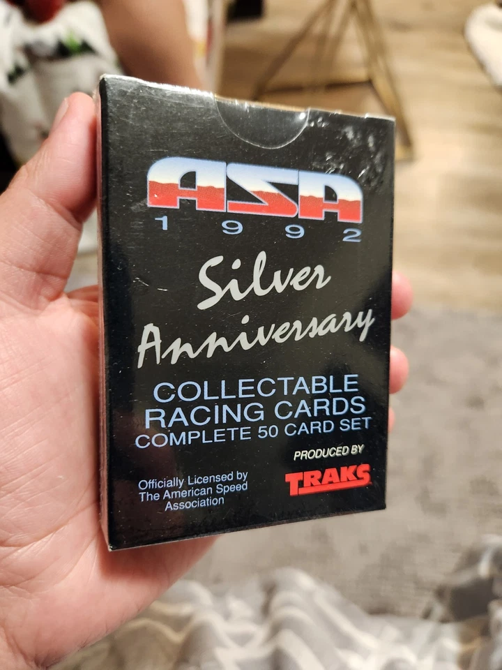 TRAKS ASA Silver Anniversary 1992 Collectable Racing 50 card set SEALED  - Image 1 of 2