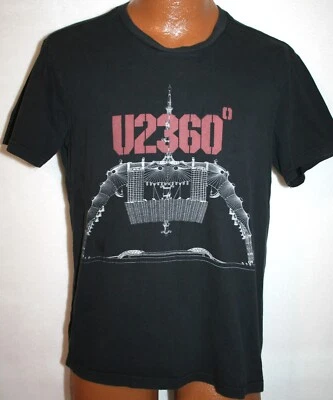 Camiseta U2 2011 360 Degrees Stadium Concert Tour L Rock Bono The Edge Foto 1 de 3