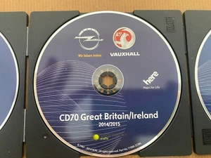 Original Opel Vauxhall CD70 NAVI Great Britain / Ireland 2014 2015 Navteq Maps - Bild 1 von 1