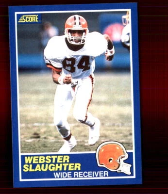1989 Score #41 Webster Slaughter Cleveland Browns - Image 1 of 2