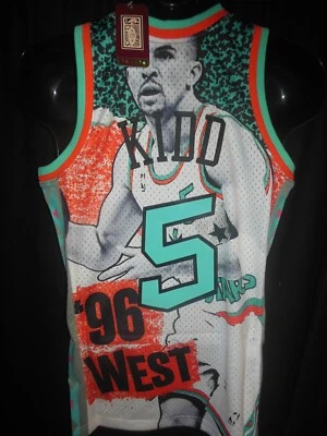 Dallas Mavericks Kidd #5 Men's Mitchell Ness All Star Jersey MSRP $155 XS or Sm - Image 1 of 4