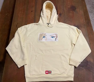Overwatch Ark/8 Koyorin Hoodie Mens Large Yellow Pullover Tracer Anime Sweater - Picture 1 of 11