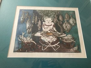 Ludmilla Balfour -Serigraph Signed/Numbered Painting Framed Fine Art #10 Of 20 - Picture 1 of 7