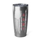 Army Flag Stainless Steel 20oz Tumbler with Lid