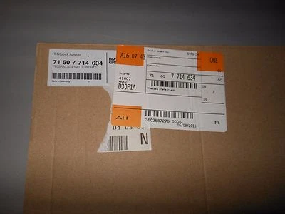 Новый оригинальный производитель BMW K 1300 R K 1300 S правая опора пластина # 71607714634 - Изображение 1 из 4