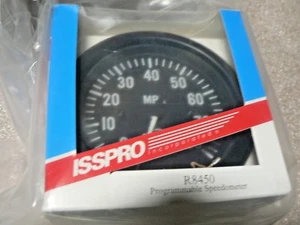 ISSPRO R8450 80 MPH - Programmable - Speedometer (12/24V) - 3 3/8" - Black - Picture 1 of 2
