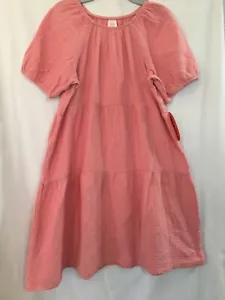 New Wonder Nation Girls Dress Gauze Dress XS,XXL Soft Cotton Dress pink - Picture 1 of 3