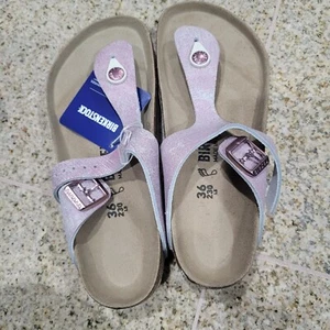 Birkenstock Womens Gizeh Washed, Old Rose Leather, US 5, EU 36, - Picture 1 of 4