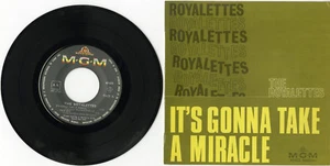 "THE ROYALETTES" It's gonna take a miracle / Poor boy +2 (EP 45tours français) - Imagen 1 de 2