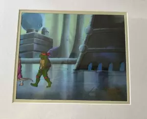 TORTUGA NINJA ADOLESCENTE MUTANTE GENUINA ANIMACIÓN DE COLECCIONISTA CELULAR RAPHAEL CERTIFICADO DE AUTENTICIDAD - Imagen 1 de 2