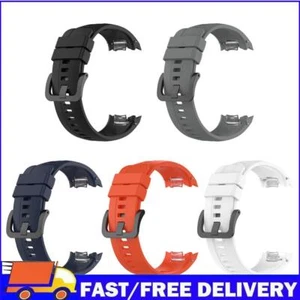 Solid Color Watch Band Silicone Smart Bracelet Strap Replace for Honor GS Pro - Afbeelding 1 van 24