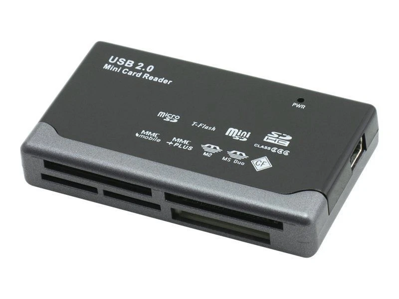 GEAR HEAD CR4200 23 1 ALL IN ONE CARD READER MICROSD T-FLASH SD SECURED DIGI..