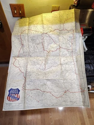 Colorado Topographical Map of Rocky Mtn. Nat’l Estes Park  Union Pacific 1922 - Image 1 of 4