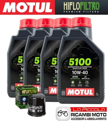 Cutting Kit 4 OIL [MOTUL] 5100 10w40 + FILTER Honda CBR 900 RR 1998 1999 - Image 1 of 4