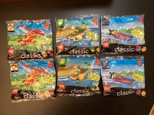 Sechs ungeöffnete Pakete McDonalds Legos Classic 1999: je 2 von # 1, 6, 8 - Bild 1 von 14