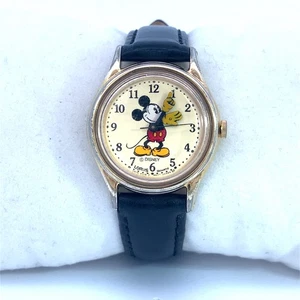 Lorus Mickey Mouse Watch with deBeer Paris Leather Band - Picture 1 of 5