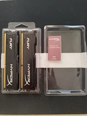 RAM HyperX Fury DDR3 1600 gl 10 240 2x4gb - Immagine 1 di 4