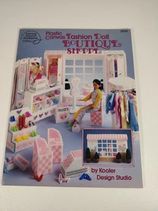American School Needlework Plastic Canvas "Fashion Doll Boutique Shoppe" Barbie - Picture 1 of 2