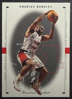Charles Barkley 1998-99 Upper Deck SP Authentic #37 Houston Rockets - Image 1 of 2