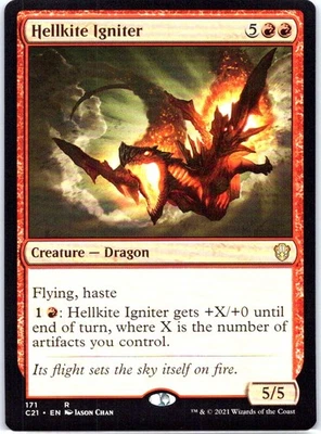 #127 Hellkite Igniter Commander 2016 Rare - Image 1 of 2