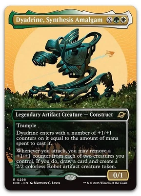 Dyadrine, Synthesis Amalgam (Borderless) #298 NM Edge of Eternities Magic MTG - Image 1 of 2